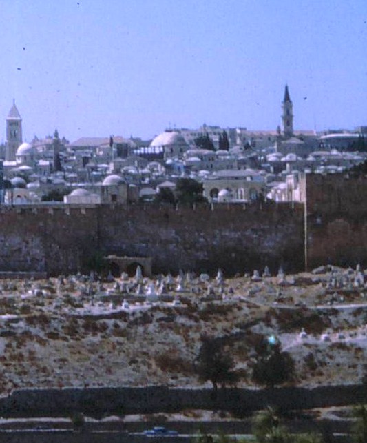 Part of Jerusalem from the Kidron valley